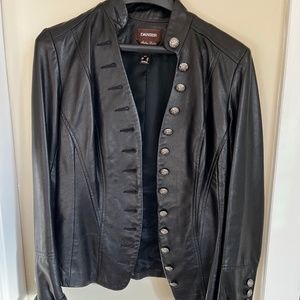 Danier Italian leather jacket, lambskin, size small
